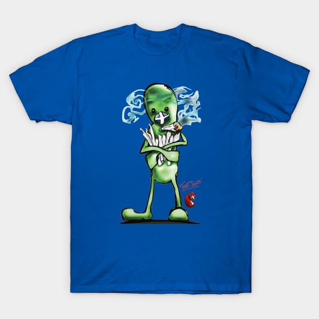 Green Bud in 'Tight Joints' T-Shirt by ronnielighto